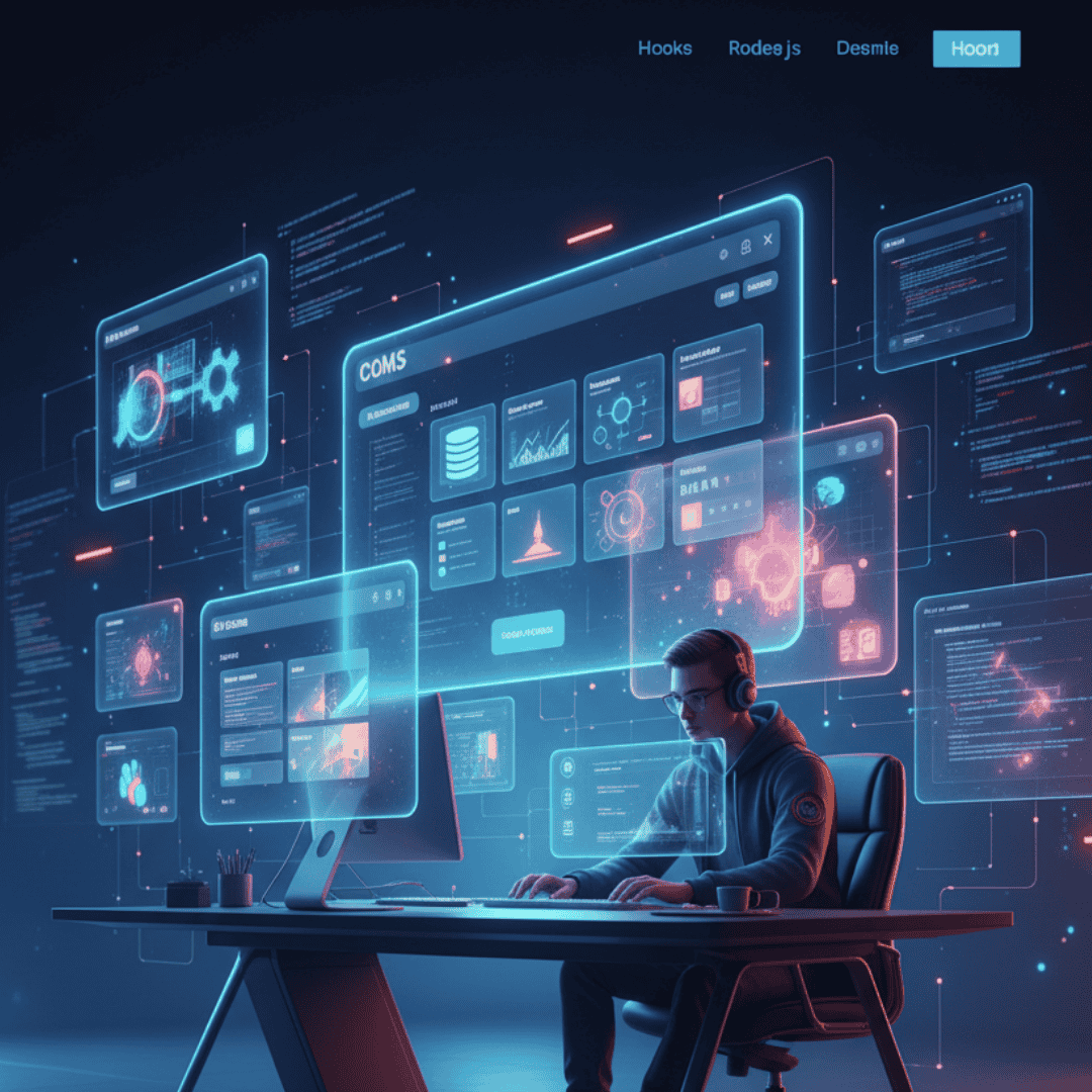 Dynamic website admin panel preview